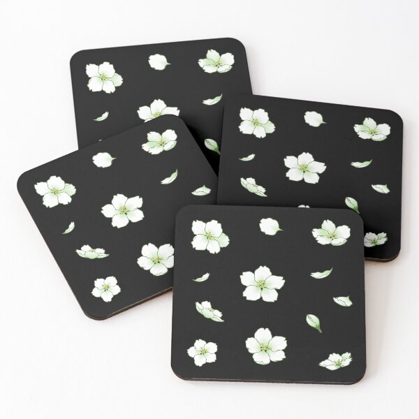 Item preview, Falling White-Green Sakura Cherry Blossom designed and sold by arterialmotive.
