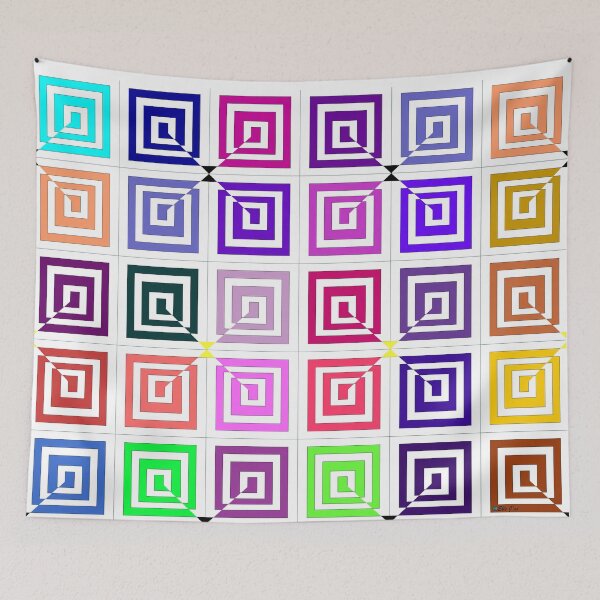 Item preview, Square Spirals designed and sold by ljdizigns.