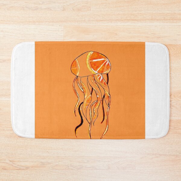 Item preview, Orange Jellyfish designed and sold by Annaika Khoday.