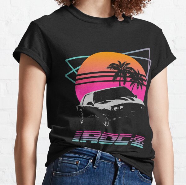1980's Retro Wave Chevy Camaro IROC-Z Black Classic T-Shirt