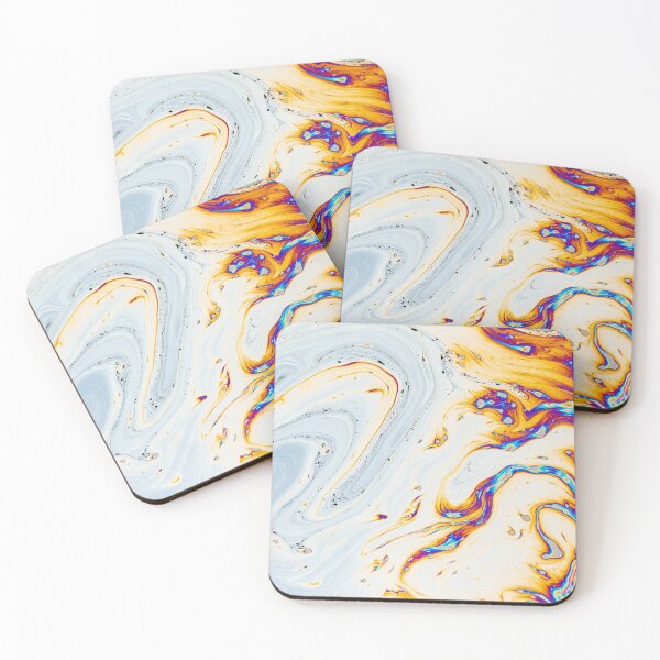 Item preview, Abstract, Liquid Marble, Painting, Abstract Orange, blue, teal designed and sold by Logic72.