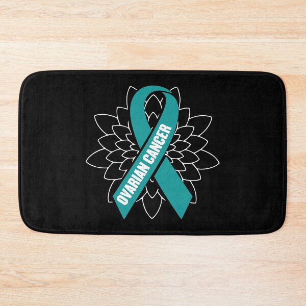 Item preview, Geometric Art White Mandala  - Ovarian Cancer Teal Ribbon designed and sold by NotEnoughSpoons.