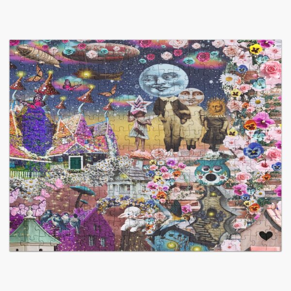 Under The Floral Moon Jigsaw Puzzle