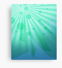 Bright Green iPad Design Canvas Print