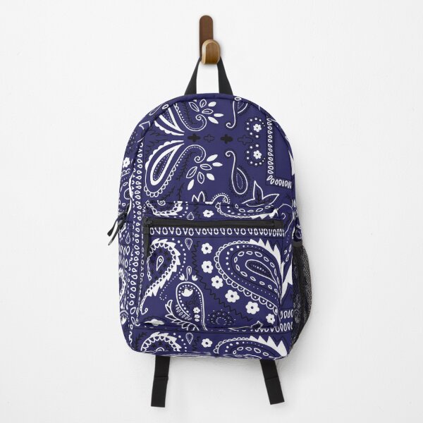 Item preview, Blue paisley bandana pattern designed and sold by AfricanDesign.