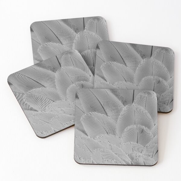 Item preview, Black and white feathers  designed and sold by OddPapayaStudio.