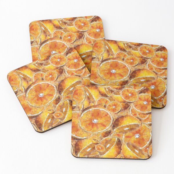 Item preview, Orange watercolor pattern designed and sold by rodmendonca.