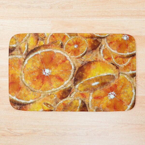 Item preview, Orange watercolor pattern designed and sold by rodmendonca.