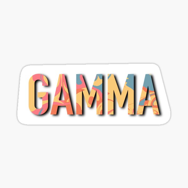 gamma Sticker
