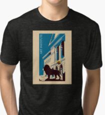 Art institute Chicago retro Tri-blend T-Shirt