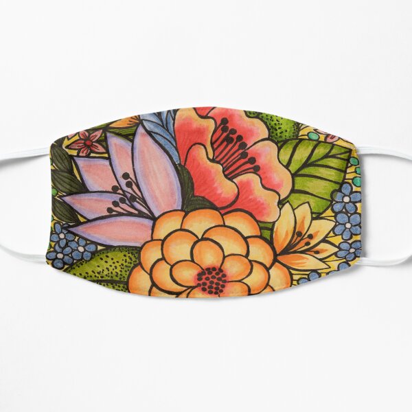Flower Party Flat Mask