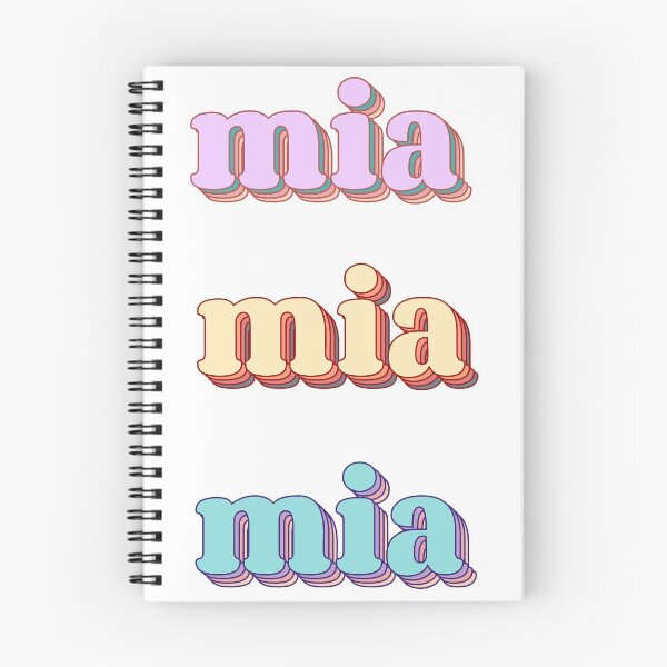 Artikelvorschau, Mia Word Art entworfen und verkauft von Arexus.