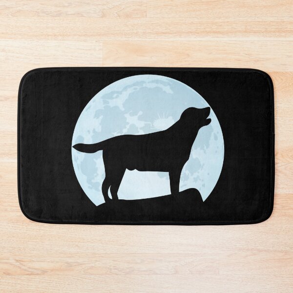 Artikelvorschau, Retriever Silhouette Mond entworfen und verkauft von alaechamlal.