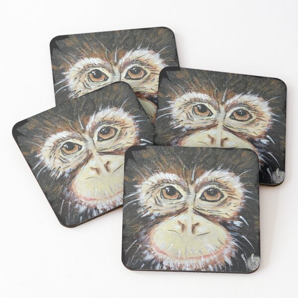 Item preview, Just Monkeying Around Original Art Painting designed and sold by RobinetteArt.