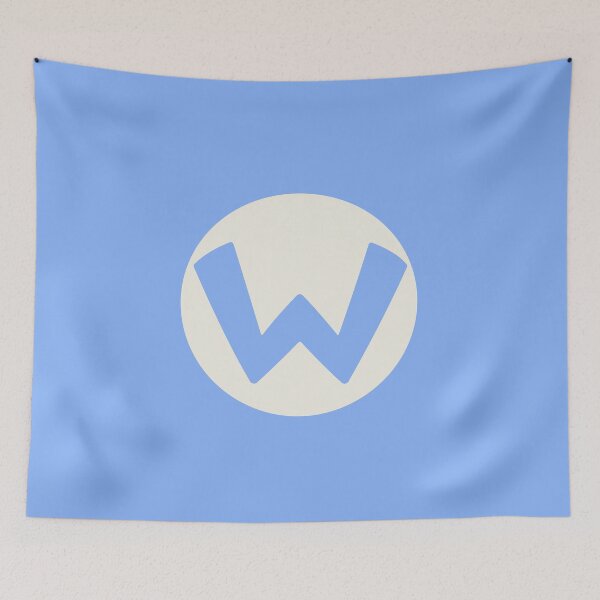 Item preview, letter w blue designed and sold by ZiphGames.