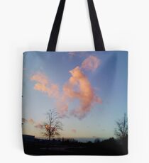 Coucher de soleil sur le zenith Rouen Tote Bag