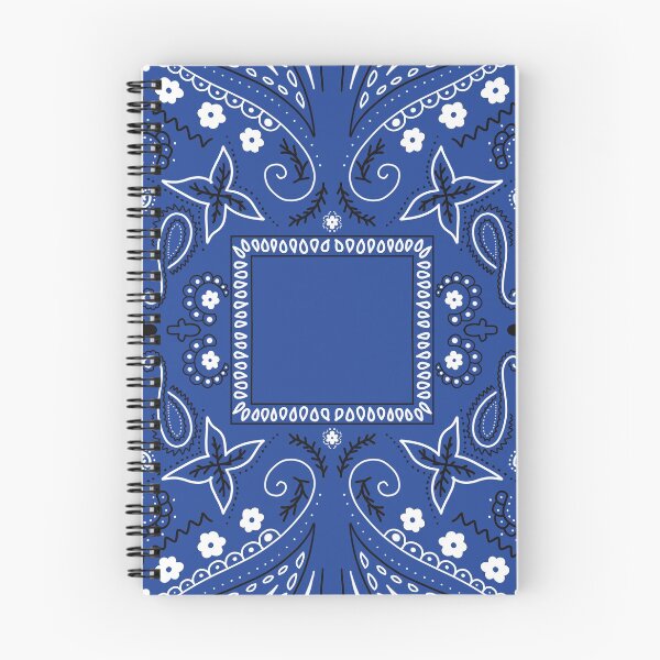 Item preview, Blue paisley bandana pattern designed and sold by AfricanDesign.