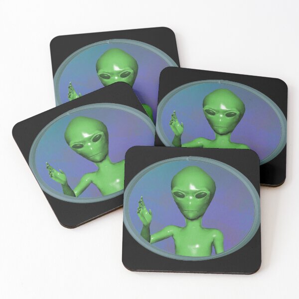Item preview, Alien Trippy Vaporwave Shoegaze Grunge Ufo Vintage 90's Aesthetic designed and sold by blueversion.
