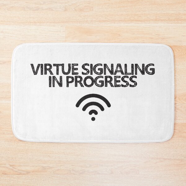 Item preview, Virtue Signaling In Progress Mask, Reusable Mask,  designed and sold by Marstore.