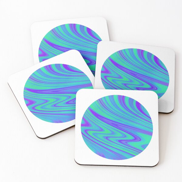 Item preview, Abstract Blue Green Purple Liquid Marble designed and sold by kismetclicks.