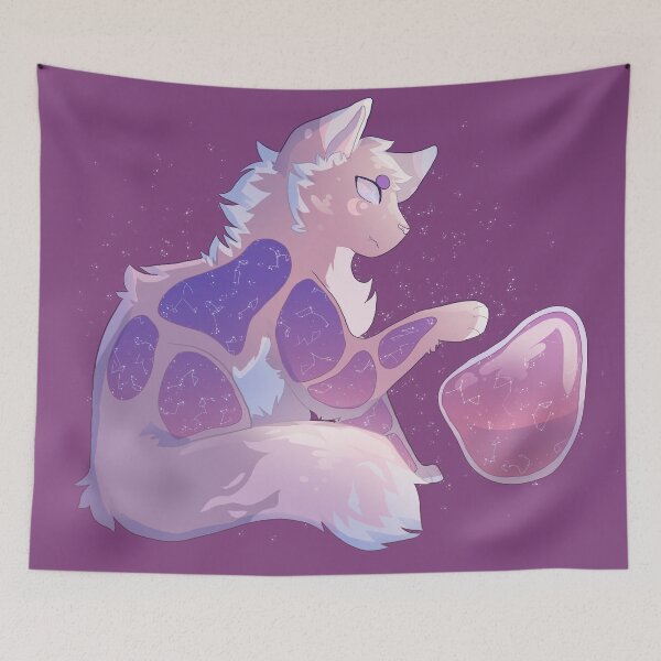 Item preview, Constellation Galaxy Cat designed and sold by PanfriedArtShop.