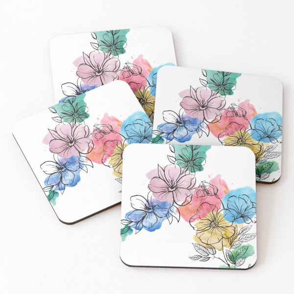 Item preview, Watercolor Flowers - 2 designed and sold by jonnyglobal.