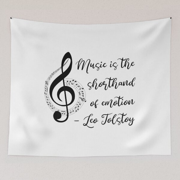 Item preview, Music: The Shorthand of Emotion designed and sold by StillInBeta.