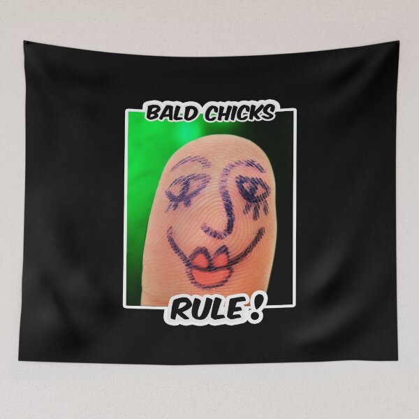 Item preview, Bald Chicks Rule! designed and sold by Maria  Gonzalez.