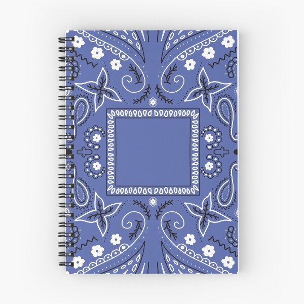 Item preview, Blue paisley bandana pattern designed and sold by AfricanDesign.