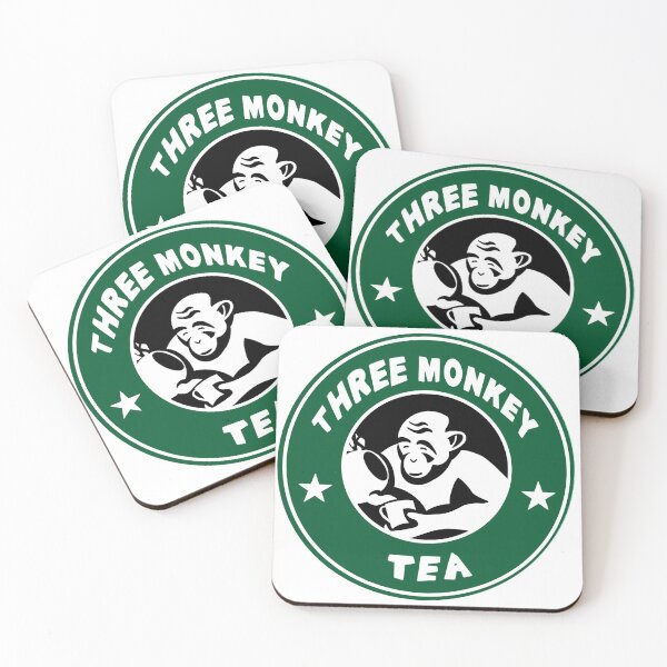 Item preview, Three monkey tea designed and sold by lazyphilosopher.
