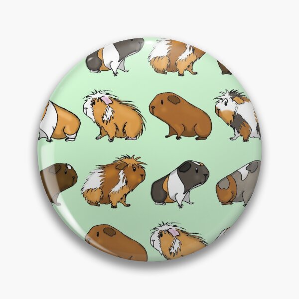 Item preview, Guinea Pig Procession (Green) designed and sold by cupofcolour.