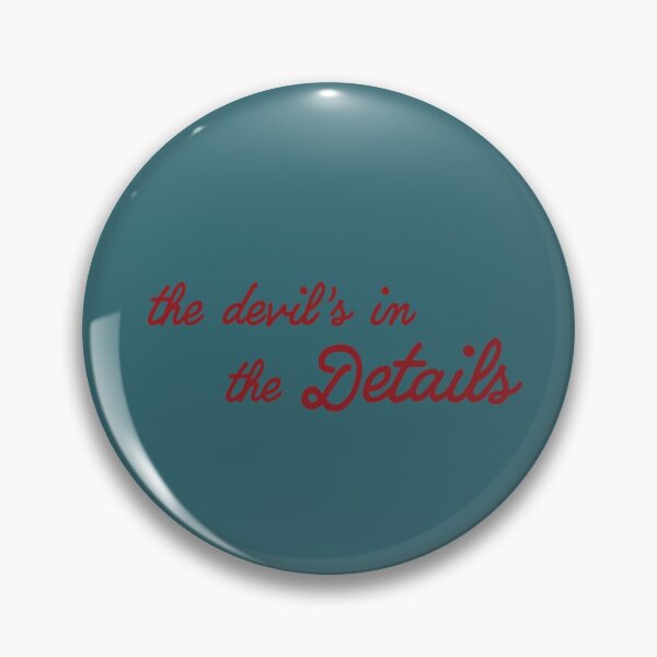 Item preview, the devil's in the details designed and sold by Natalie Blue Design.