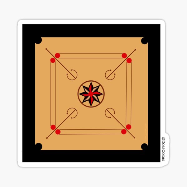 Item preview, Carrom Board designed and sold by Dosacolors.