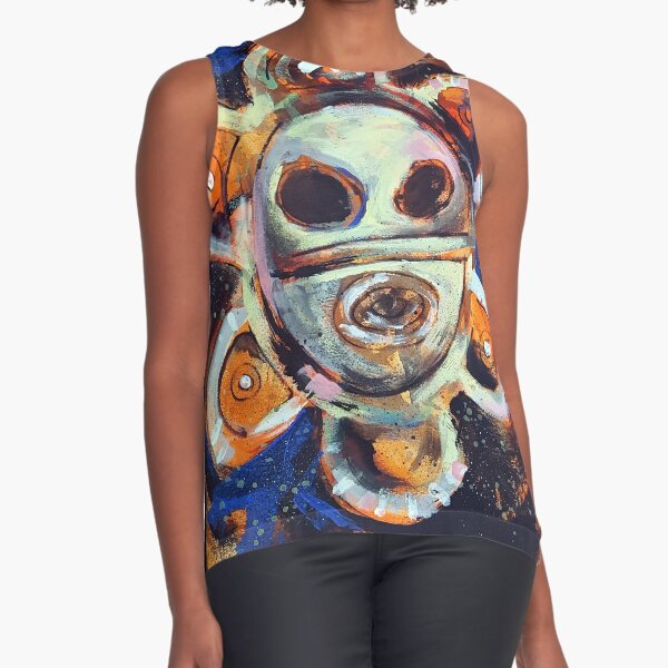  Womens Taino Art Urayoan Cacique Symbol from Puerto Rico V-Neck  T-Shirt : Clothing, Shoes & Jewelry