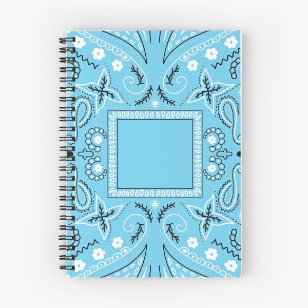 Item preview, Blue paisley bandana pattern designed and sold by AfricanDesign.