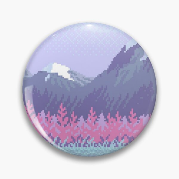 Item preview, Pixelated Pastel Mountains designed and sold by Memituss.