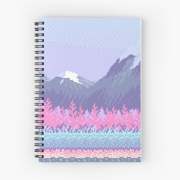 Item preview, Pixelated Pastel Mountains designed and sold by Memituss.