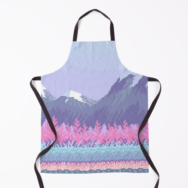 Item preview, Pixelated Pastel Mountains designed and sold by Memituss.