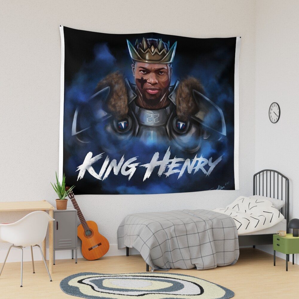 Rinkha Derrick Henry Football Edit Tapestries Titans T-Shirt