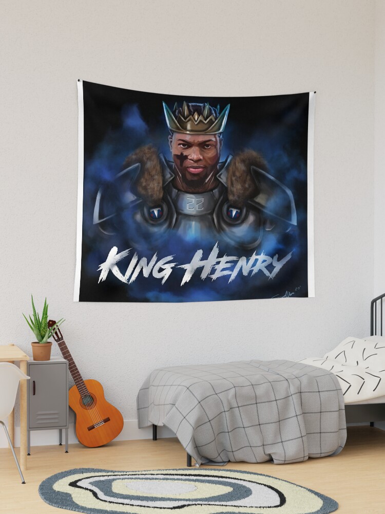 Derrick King Henry 22 Tennessee Titans NFL Art Wall Room Poster