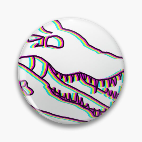 Item preview, CMYK Crocodile skull designed and sold by ExtraAlArt.