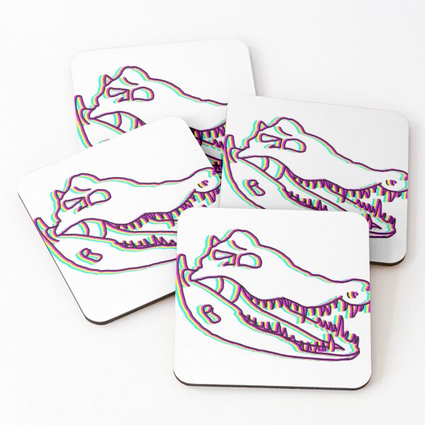 Item preview, CMYK Crocodile skull designed and sold by ExtraAlArt.
