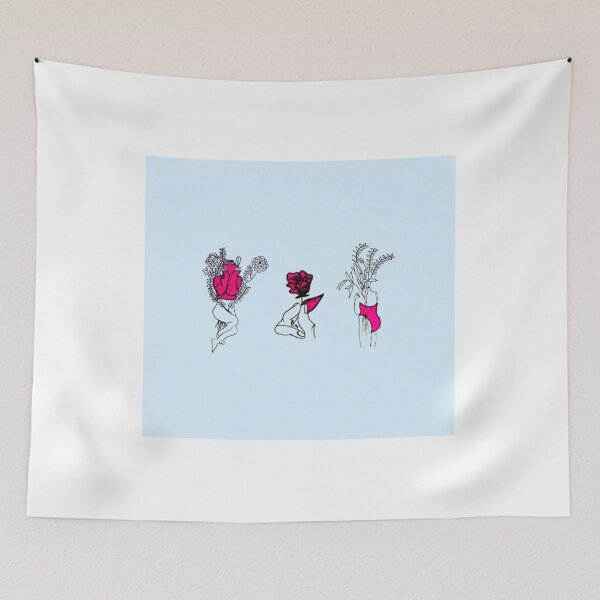 Item preview, Flower Parts (blue) designed and sold by Annaika Khoday.