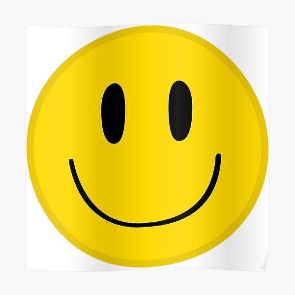 Yellow Smiley Face Wall Art Redbubble