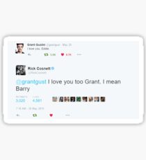Gusnett / Thallen - I Love You Tweet Sticker