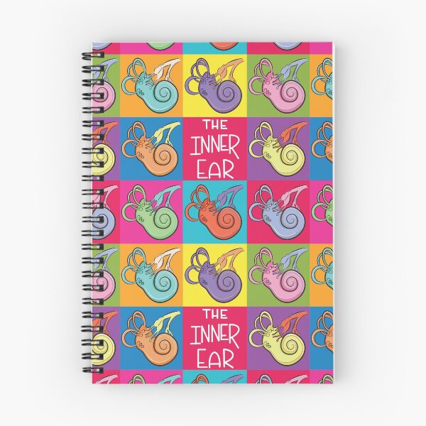 Item preview, Inner Ear Anatomy Colorful Illustration  designed and sold by StacyAnnDesigns.