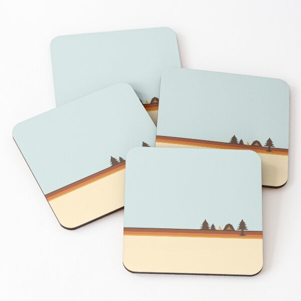 Item preview, Happy Camper (Retro, 70s, Camping) designed and sold by Amanda Weedmark.