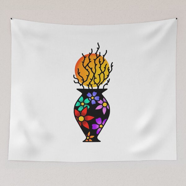Item preview, Reverse flower Vase designed and sold by tattooedcorpse.