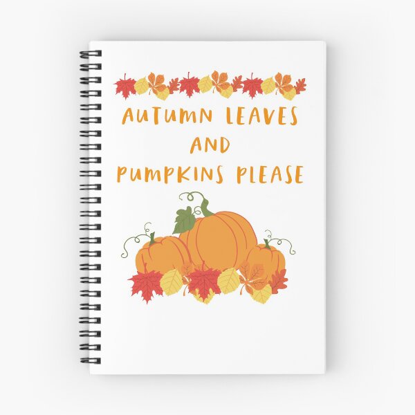 Item preview, Autumn Leaves and Pumpkins Please designed and sold by RozWatts.