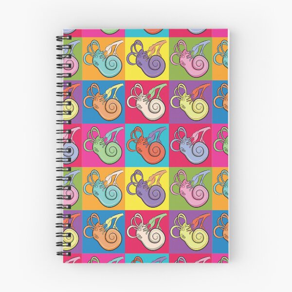 Item preview, Inner Ear Anatomy Colorful Illustration (NoLabels) designed and sold by StacyAnnDesigns.